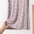 thumbnail image 6 of Asxite Plus Size Womens Pajamas Loose Breathable Sleeveless Crew Neck Soft Knit Bow Print Sleep Shirt, 6 of 6