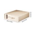 thumbnail image 3 of Storage Bin With Clear Window Handle Stackable Cloth Organizer Space Saver for Bedding Wardrobe Closet Bedroom, 3 of 6