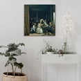 thumbnail image 4 of Diego Velazquez Las Meninas Or The Family of Philip IV Poster Canvas Art Poster and Wall Art Picture Print Modern Family bedroom Decor Posters 20x20inch(50x50cm), 4 of 5