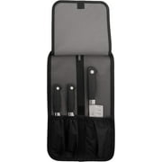 Mercer Culinary Genesis 4-Piece Steel Forged Starter Set, Black