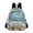 Starfish Conch Sea, variant on JIALIOU Mini Backpack Purse for Women Quilted Casual Daypack Small Travel Shoulder Bag, Blue Black White Marble