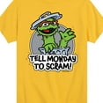 thumbnail image 3 of Sesame Street - Tell Monday To Scram - Toddler and Youth Short Sleeve Graphic T-Shirt, 3 of 5