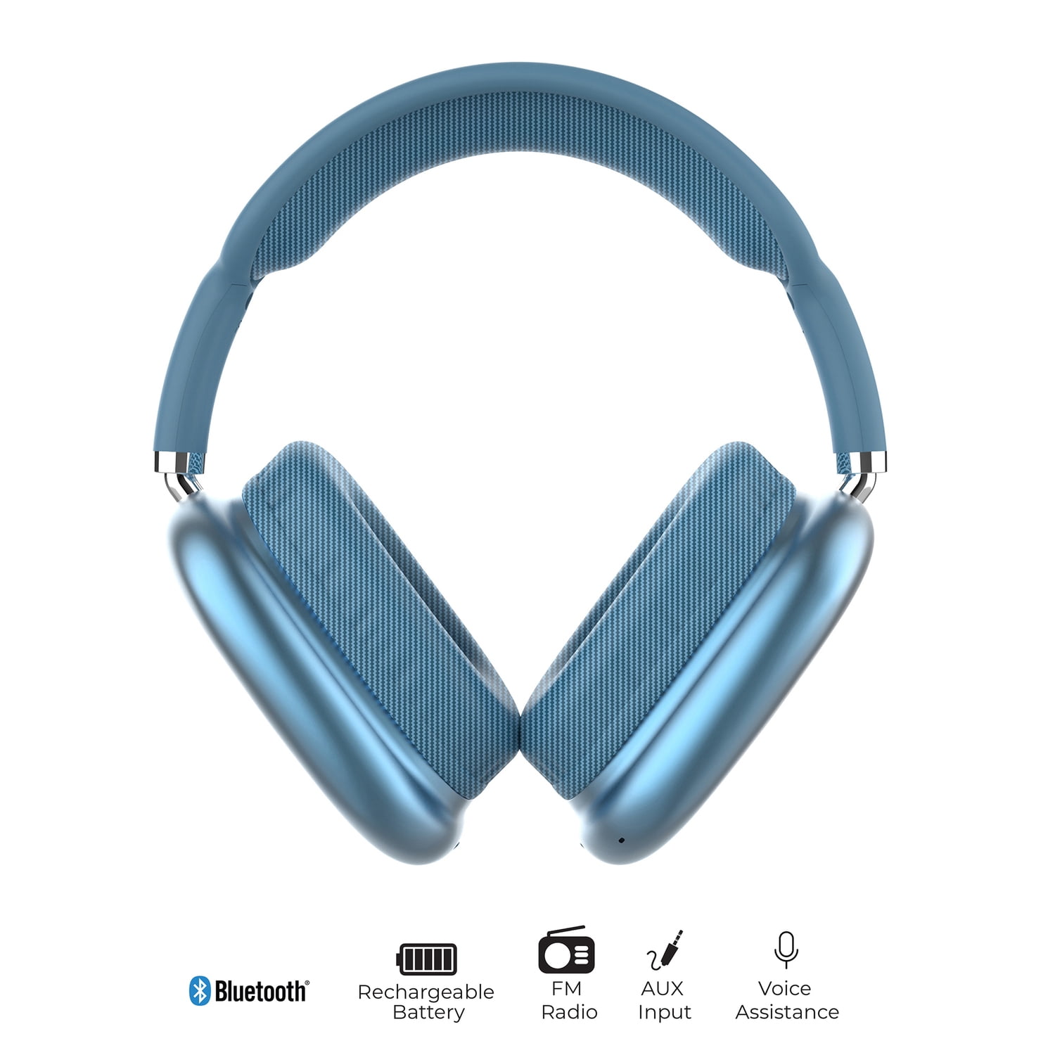 Bluetooth headphones with mic and aux input sale
