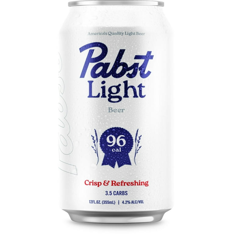 Pabst Light Beer, 30 Pack, 12 fl oz Aluminum Cans, 4.7% ABV, Domestic Lager, Milwaukee, WI