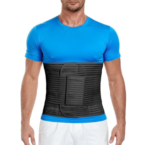 Post Surgery Hernia Support Belt Abdominal Binder Stomach Compression Belly Band for Men Women
