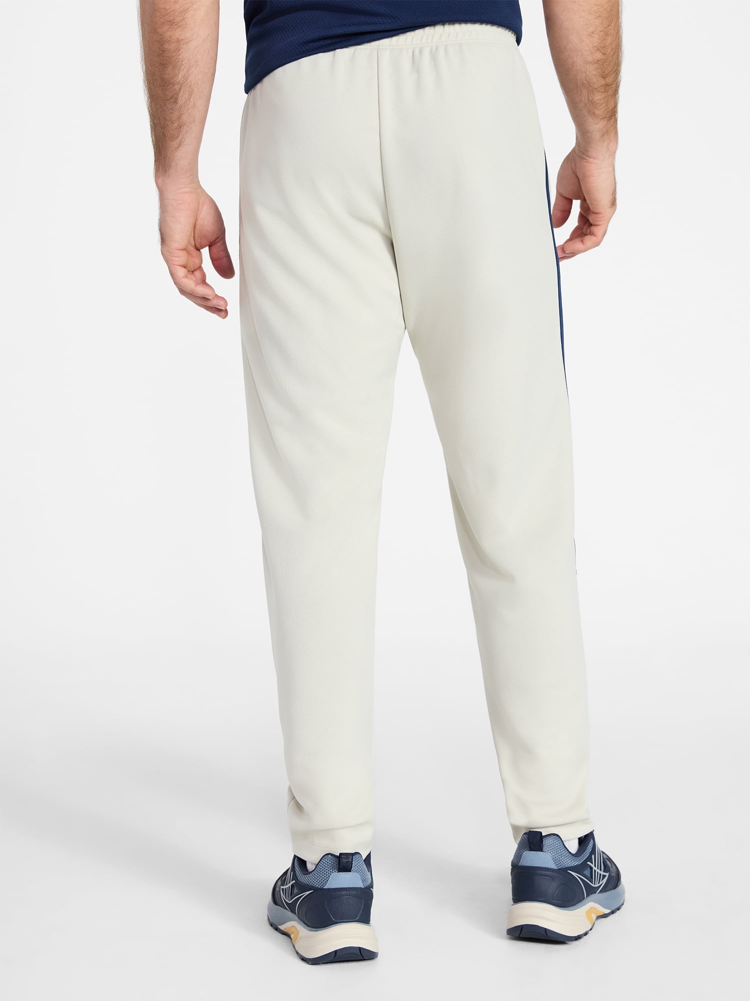 Athletic Works Men's and Big Men's Tricot Track Pants with Side Stripes, Sizes S-3XLT