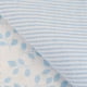 thumbnail image 5 of Tela de algodón de la serie azul flor patrón floral material textil de costura para ropa de cama de retazos de bricolaje 7 piezas sidaley JJ6697-01, 5 of 6