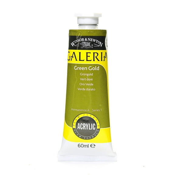 Galeria Flow Formula Acrylic Colours green gold, 60 ml, 294 (pack of 4)