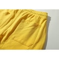 thumbnail image 7 of Men's Shorts Large Size Workwear All Cotton Shorts Multiple Pockets Loose Fitting Casual Sports Capris Mens Cargo Shorts Yellow S, 7 of 7