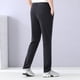 thumbnail image 4 of Pantalones de chándal de seda hielo para hombre - Pantalones deportivos holgados con bolsillos - Tejido de poliéster, cintura elástica, cintura alta, adecuados para el gimnasio y el uso diario, 4 of 4
