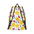 thumbnail image 3 of Balery Strawberry Lemon Vintage Canvas Backpack for Men and Women - Large Capacity, Durable Travel Laptop Bag for School, Work, Hiking, and Outdoor Activities, 3 of 7