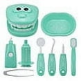 thumbnail image 1 of Jouets de Brossage d'Éveil Dentaire 9 Pcs en Vrac Kit de Jeu de Rôle de Dentiste Modèle de Brossage des Dents pour Enfants Rose, 1 of 8