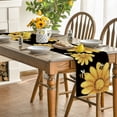 thumbnail image 3 of Smile Bee Sunflower Table Runner for Spring Summer 13 x 48, Black, 3 of 8