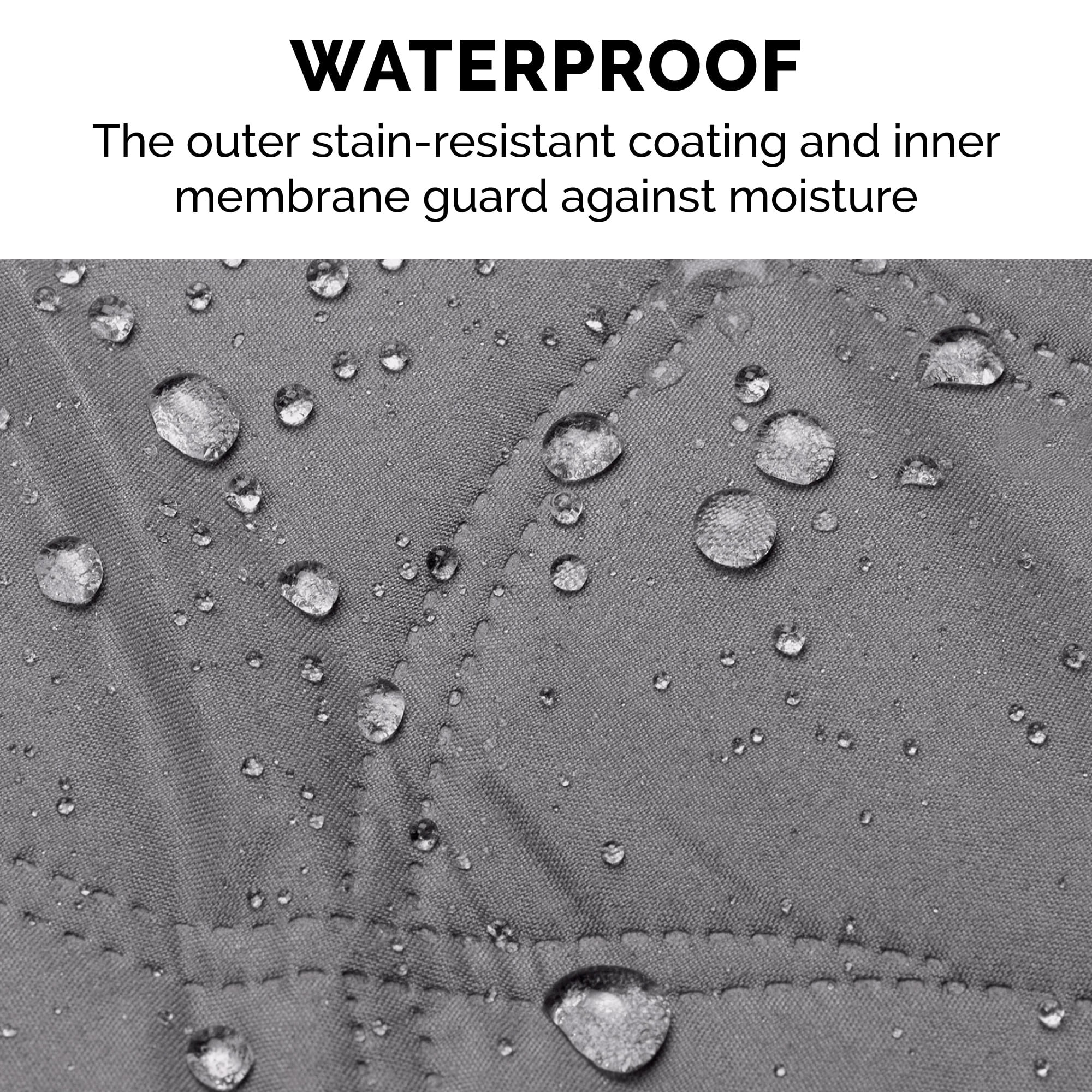 FurHaven Non-Skid Quilted Twill Waterproof Bed & Furniture Protector, Dark Gray, Large/Queen, 1 Count