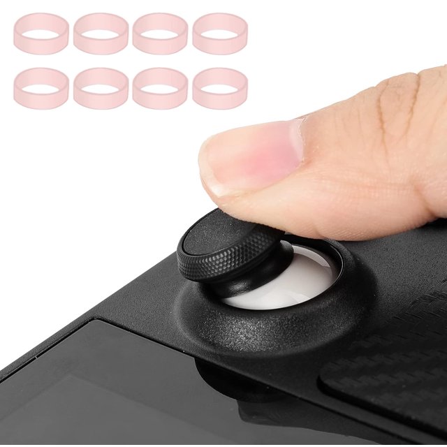 Anillo protector de goma para joystick compatible con ASUS ROG Ally/Steam Deck/PS5/PS4/Nintendo Switch Pro Controller: accesorios duraderos para proteger el agarre