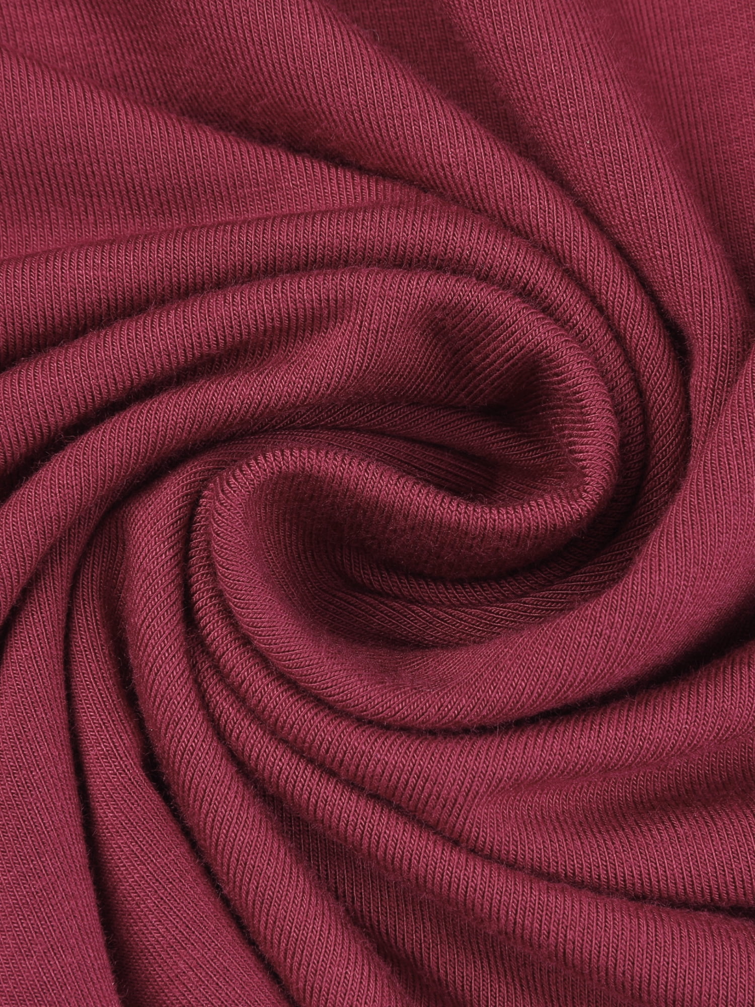 DARING DIVA Women's Pleated Front Short Sleeve Nightgown with Pockets S Claret