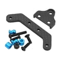 thumbnail image 1 of Carbon Fiber Rear Gearbox Fixing Frame Holder Set - Black, 11g Replacement Part for Tamiya XV01 XV-01 1/10 Scale Remote Control Car Upgrade Accessories (BJM409), 1 of 5