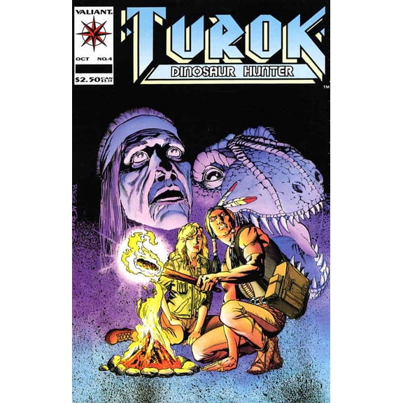 Turok, Dinosaur Hunter #4 VF ; Valiant Comic Book