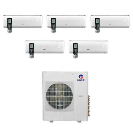 Gree MULTI36CVIR501 - 36,000 BTU Multi21+ Penta-Zone Wall Mount Mini Split Air Conditioner Heat Pump 208-230V
