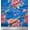 Medium Blue, variant on Soimoi Cotton Duck Fabric Leaves & Peony Floral Decor Fabric Printed Yard 42 Inch Wide
