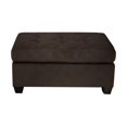 thumbnail image 1 of Topline Home Furnishings Chocolate Brown Ottoman, 1 of 3