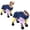 A, variant on Dog Rain Boots Jumpsuit, Full-Body Dog Pants with Built-In Shoes, Waterproof Reflective Pet Raincoat for Small and Medium Dogs, Yellow, Size S, 1 Count