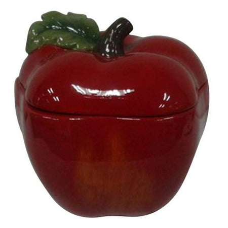 Better Homes and Gardens Apple Cookie Jar, Red