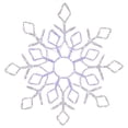 thumbnail image 3 of Northlight LED Lighted Snowflake Outdoor Christmas Decoration - 23" - Blue and White, 3 of 6