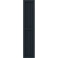 thumbnail image 4 of Ekena Millwork 10 1/2"W x 51"H Americraft Three Board Exterior Real Wood Two Equal Panel Framed Board-n-Batten Shutters (Per Pair), Starless Night Blue, 4 of 9