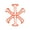 Color:orange, variant on Helmet Liner Road Bike Helmet Pad Motorcycle-Helmet Inserts Pads Replacement Cycling Equipment for Women Men