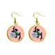 thumbnail image 1 of Escrita por Hangzhou (China) Ear Dangle Golden Drop Earring Jewelry Mujer Unbranded M, 1 of 3