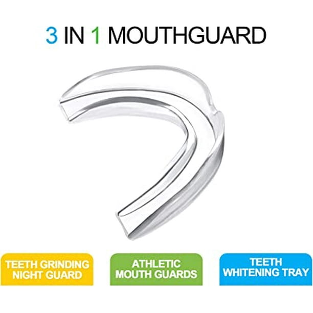 Plutput 10Pcs Teeth Armor Athletic Mouthguards Sport Mouth Guards for
