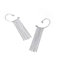 thumbnail image 3 of Pendientes De Borla De Diamantes Brillantes Sin Piercing Pendientes Colgantes De Oreja Para Mujeres Y Niñas Puños De Oreja De Hada Para Fiesta De Boda Nupcial Speravity AP006753-02, 3 of 6