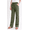 Army Green, variant on Dasayo Casual Pants for Womens Elastic Waist Solid Trousers with Pockets Plus Size Straight Leg Slacks