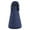 Navy, variant on Besolor Sun Visor Hats for Women Wide Brim Straw Ponytail UV Protection Summer Beach Hat Packable Foldable Travel Cap