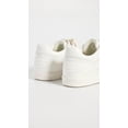 thumbnail image 3 of Tory Burch Women's Clover Court Sneakers, Titanium White Lace Up, 3 of 3