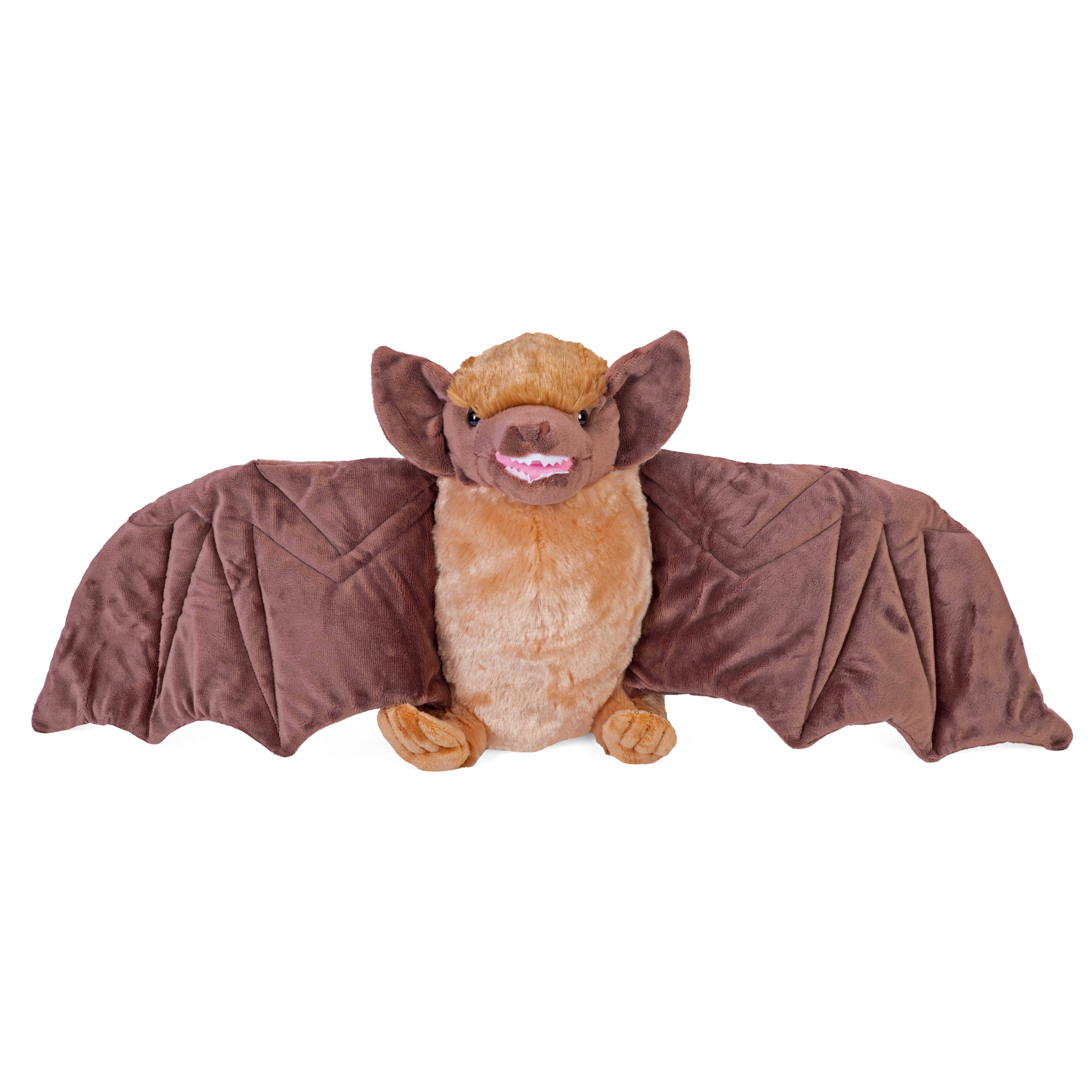 Wild Republic Brown Bat Plush, Stuffed Animal, Plush Toy, Gifts for Kids, Cuddlekins 12 Inches