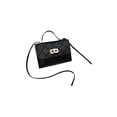 thumbnail image 2 of Bolso de hombro de cuero de PU pequeño y acolchado acolchado mini acolchado para mujer, con asa superior y cerradura metálica para uso cotidiano casual, 2 of 6