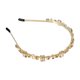 thumbnail image 5 of 1 Uds. Diademas anudadas para mujer, accesorios para el cabello con bandas finas de diamantes de imitación a la moda, champán, 5 of 7