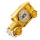 thumbnail image 4 of 1 reloj despertador de escritorio con forma de coche clásico, reloj de noche, decoración para el hogar, dormitorio, oficina, dorado., 4 of 5