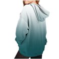 thumbnail image 5 of Likimi Child Toddler Girls Hoodies Gradient Solid Color Hooded Sweatshirt For Girls Long Sleeve Everyday Wear Fashionable Pullover Size 11-12 Years, 5 of 5