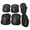 black, variant on Knee Pads Cycling Skating for Elbow Guard Scooter Prote