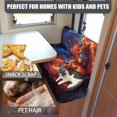 thumbnail image 5 of Uorisanigo 2 Set RV Dinette Cushion Covers Washable Fire Wolf Sofa Chair Cover Camper Couch Cushion Slipcovers RV Accessories for Inside Stretchable Fabric Replacement, 5 of 7
