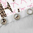 thumbnail image 4 of Castle Fairy Female Men Adults Personalized Initial Bowtie E Blackout Curtains Set of 2 (52x84 Each),Animal Cheetah Print Window Curtains,Dreamy Princess Curtains and Drapes,Lightweight Room Decor, 4 of 6