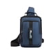 thumbnail image 2 of Bolsa de bandolera para hombres y mujeres | Mochila de día cruzada de poliéster ligera | Puerto de carga USB | Compartimentos múltiples para tabletas, teléfonos, carteras | Correa ajustable, 2 of 6