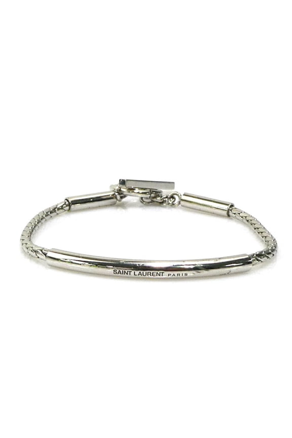 Pre-Owned Saint Laurent bracelet in silver, unisex, h31876k (Good)