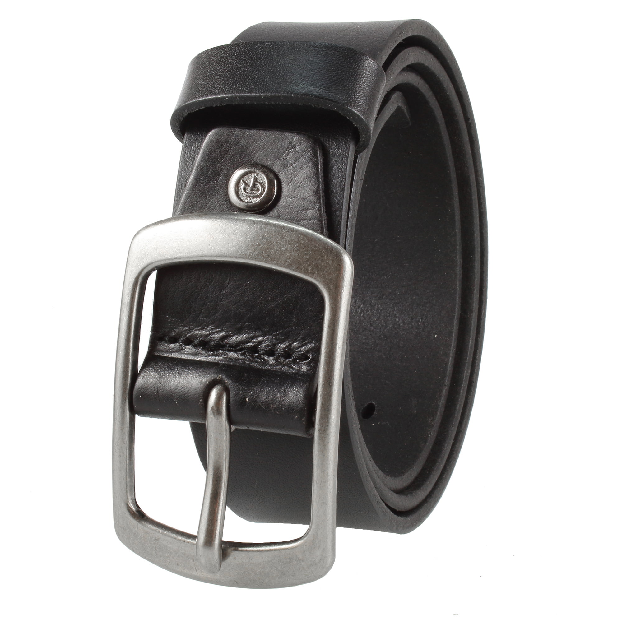 Mens Leather Belt Solid Piece Full Top Grain Casual Everyday Dress Belts for Jeans 