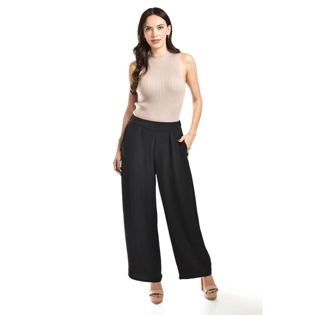 Pantalon de pierna ancha Roman Fashion / Juvenil, 9202 (Negro) negro G
