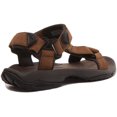 thumbnail image 3 of Teva Terra Fi Lite Men's Leather Hook And Loop Strap Sandal In Brown Size 10, 3 of 6