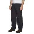 thumbnail image 3 of Columbia Sportswear Men's Big and Tall Silver Ridge Convertible Pant, Black, 52 x 34-Inch, 3 of 5